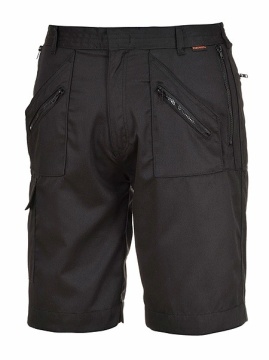 Pantaloni scurti Action de vara confortabili black Portwest