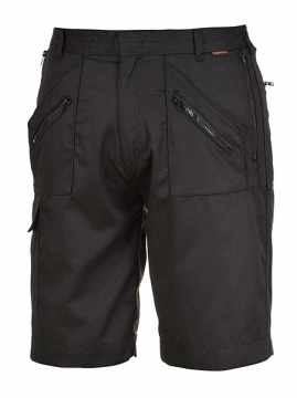 Pantaloni scurti Action de vara confortabili black Portwest
