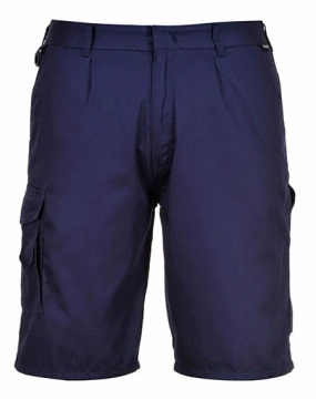 Pantaloni scurti confortabili Combat navy Portwest
