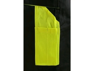 Pantaloni scurti de lucru barbati CXS SIRIUS, Negru/HV Galben - Img 2
