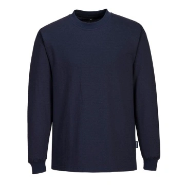 Tricou antistatic ESD cu maneca lunga, bleumarin Portwest