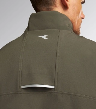 Vestă softshell rezistentă la vânt și apă, cu căptușeală ușoară Diadora Freedom, verde military - Img 6