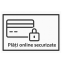 Plăți sigure cu cardul, Apple Pay sau Google Pay