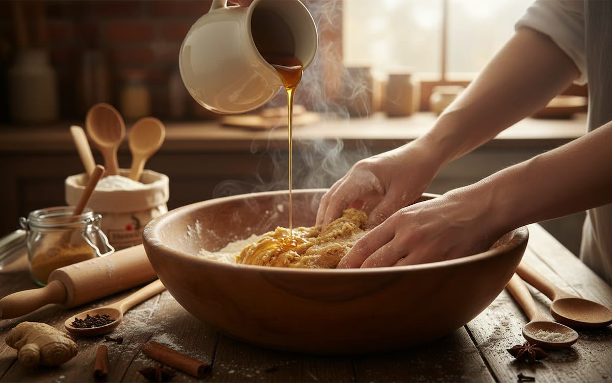3 turta dulce reteta - Procesul de preparare a aluatului de turta dulce