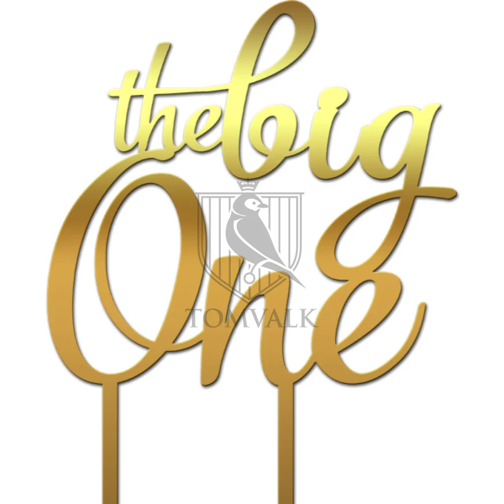 Topper pentru tort "The big One"