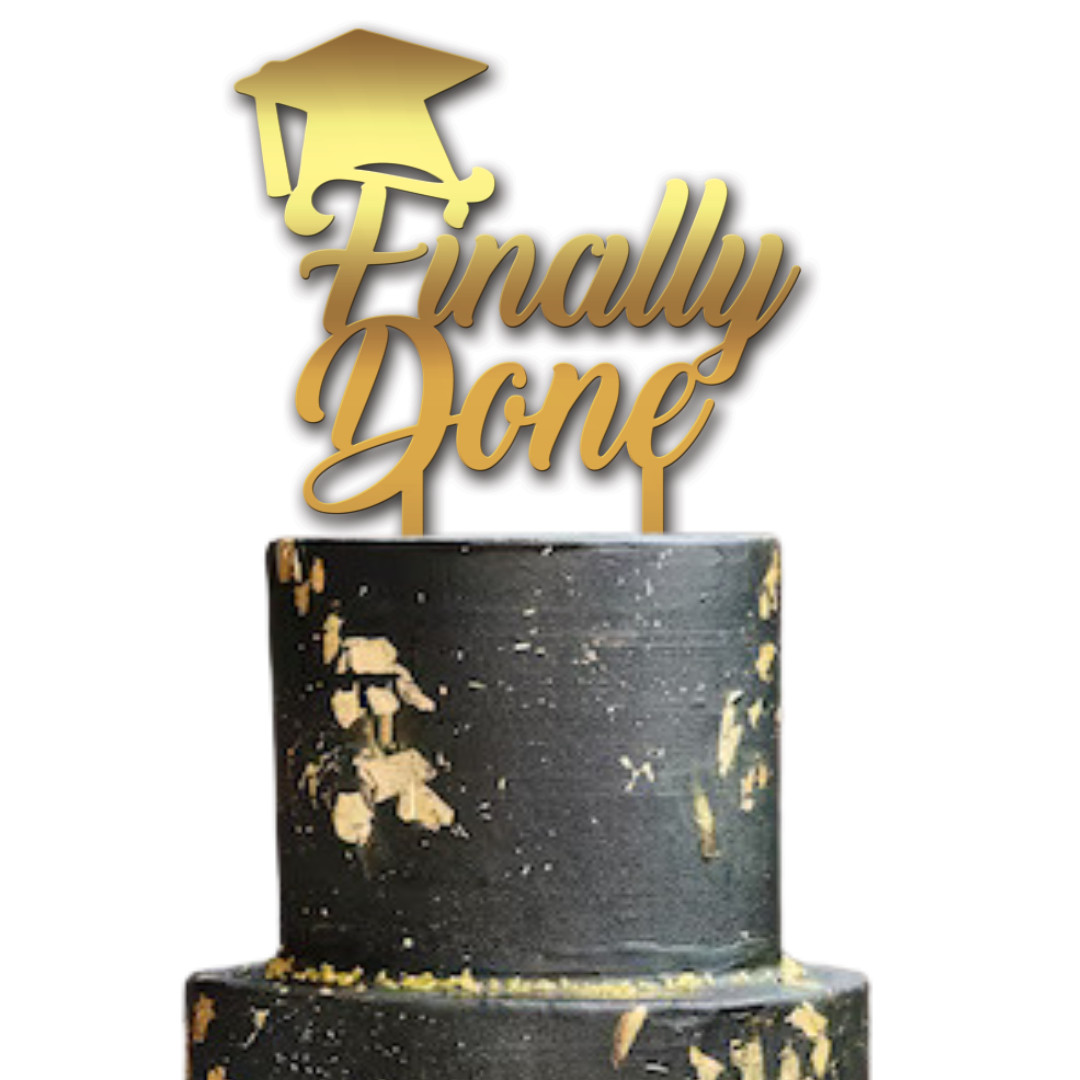 Cake topper "Finaly Done" - Cumpără online de pe