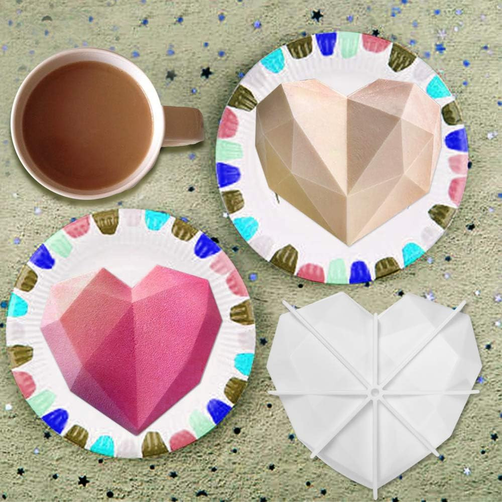 Forma silicon inima diamant - T05244 – Cumpără online de pe