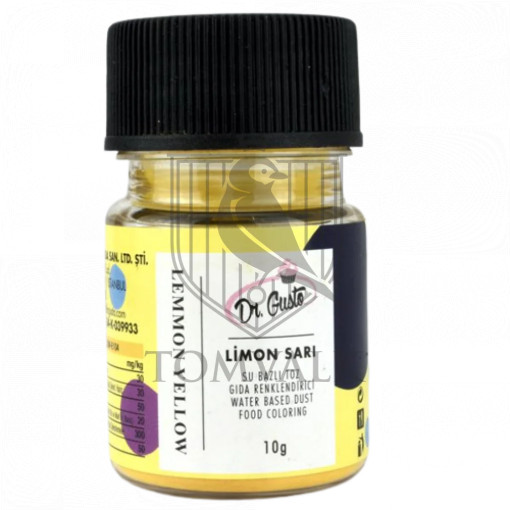 Colorant pudra hidrosolubil - Dr. Gusto - 10 g - GALBEN LAMAIE