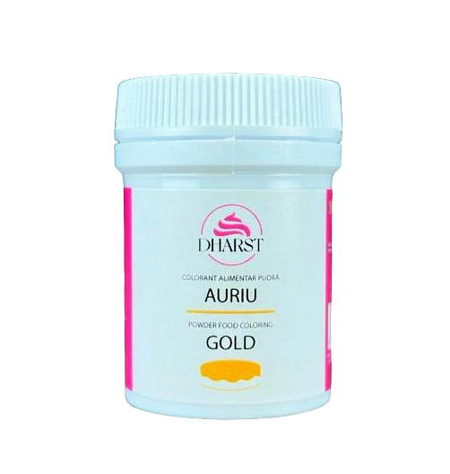 Colorant Pudra Metalizat - AURIU - 20 g - Dharst