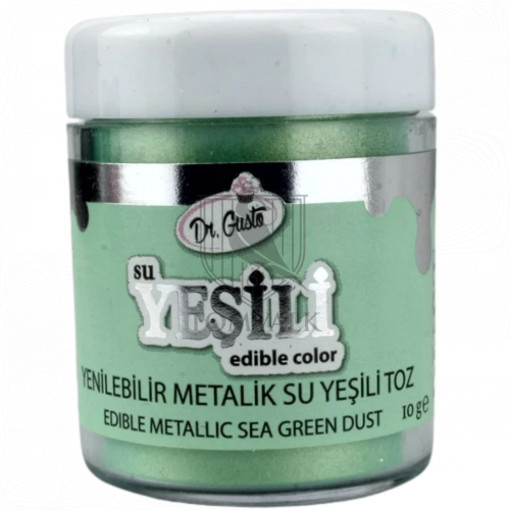 Colorant Pudra Metalizat - Dr. Gusto - 10 g - VERDE DESCHIS (sea green)