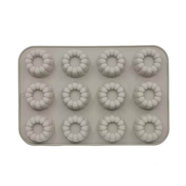 Forma de silicon cu 12 cavitati - Puding - T05308