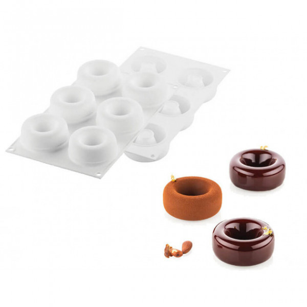 Forma din silicon - Oblio - 6 cavitati - T09088