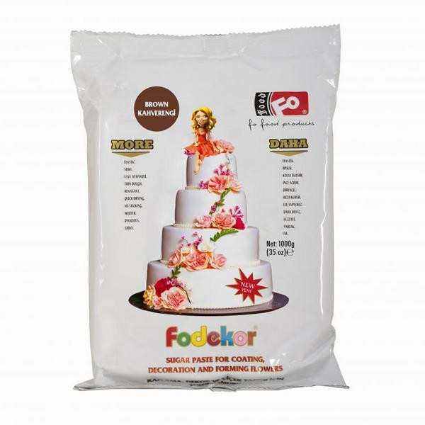 Pasta de zahar pentru acoperire, decor si flori - MARO - 1KG - FoDekor