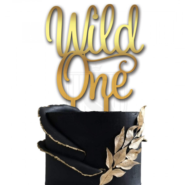Topper tort aniversar „Wild One” – Decor perfect pentru prima zi de naștere
