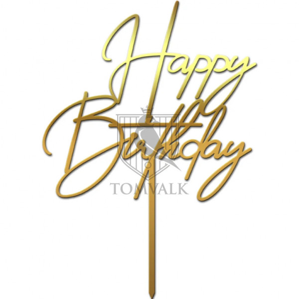 Topper tort "Happy Birthday" BbL