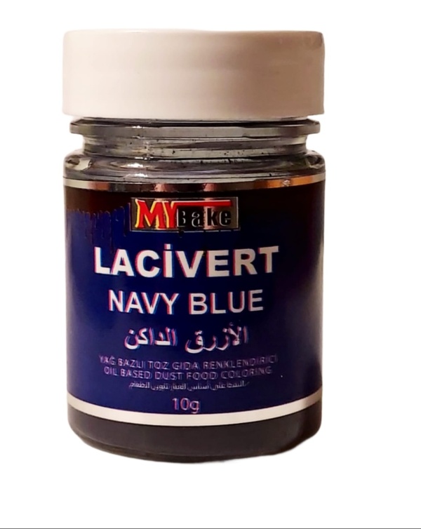 Colorant alimentar ciocolata - pudra - Albastru marin (Navy Blue) - MyBake - 10 gr