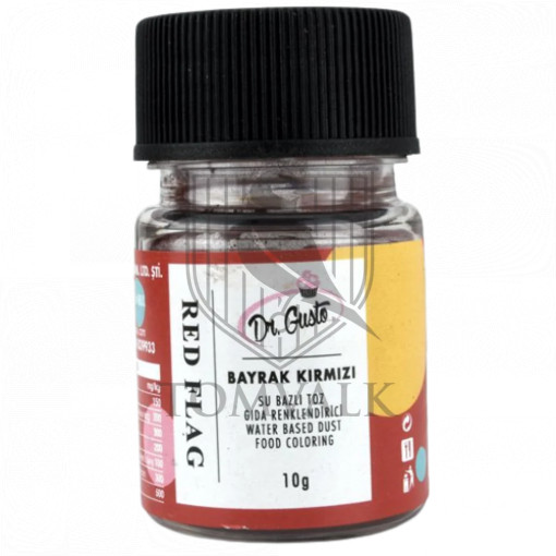 Colorant pudra hidrosolubil - Dr. Gusto - 10 g - ROSU PURPURIU