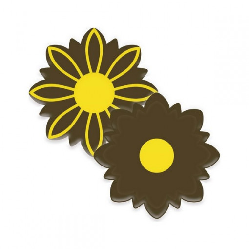 Decoratiuni din ciocolata - Crizantema n2 - cutie 288 buc