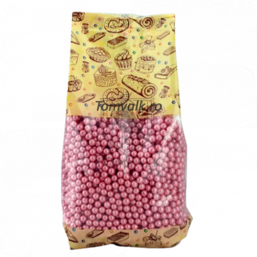 Drajeuri decorative Perle roz coral - 1Kg