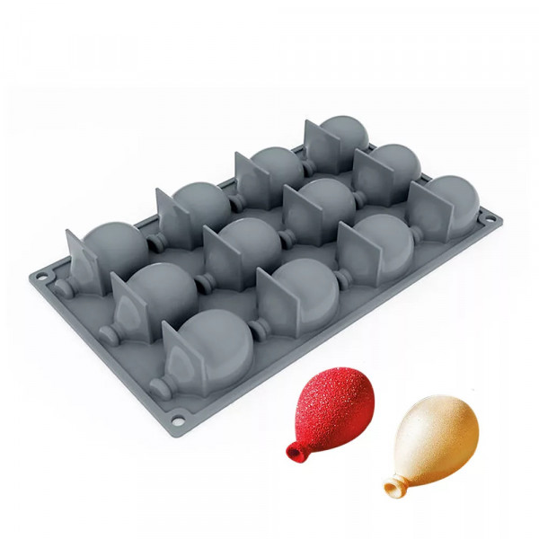 Forma din silicon Baloane - 12 cavitati