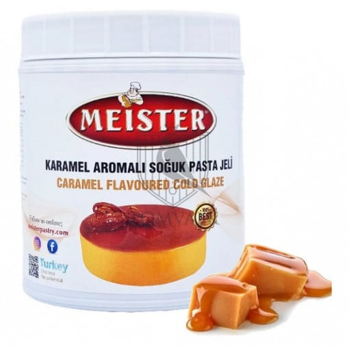 Glazura oglinda la rece - CARAMEL - 1 kg - Meister