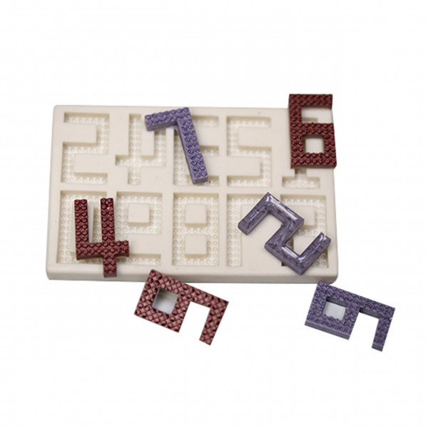Mulaj din silicon - Cifre Lego