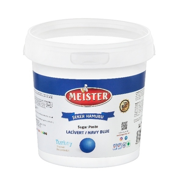 Pasta de zahar - ALBASTRU INCHIS (Blue Navy)- 1 kg - Meister