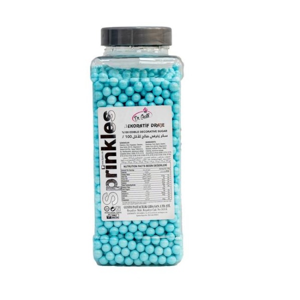 Perle 8 mm - ALBASTRU DESCHS - Dr Gusto - 1 kg