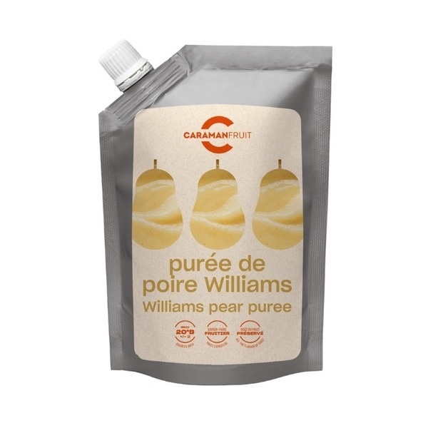 Piure pasteurizat de Pere Williams 92,5% – Caramanfruit – 1 kg