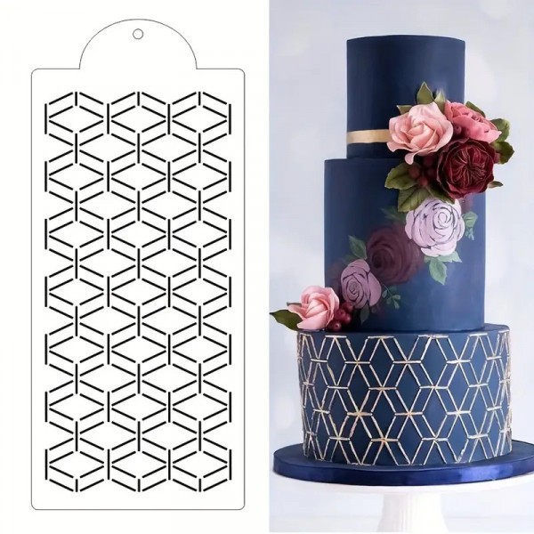 Sablon decorare tort Model 90070