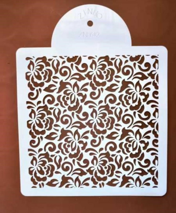 Sablon decorare tort Model ZN612
