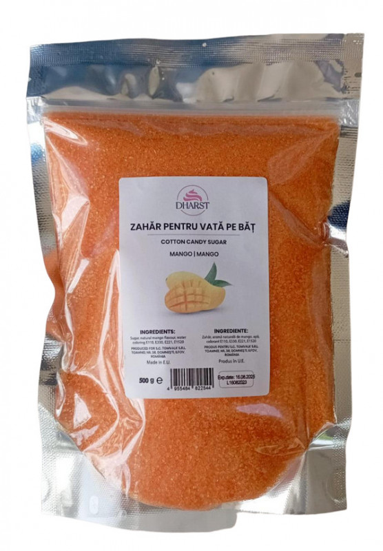 Zahar pentru vata pe bat - Mango - Dharst - 0,5 kg