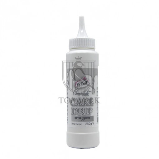 Cake Drip - Glazura de ciocolata - Alb - Dr. Gusto 250g