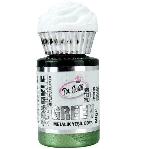 Colorant alimentar lichid - Dr. Gusto- VERDE METALIC - 60 gr