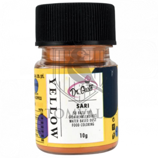 Colorant pudra hidrosolubil - Dr. Gusto - 10 g - GALBEN