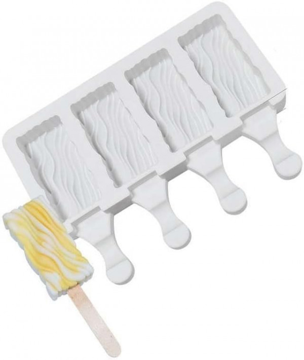 Forma de silicon pentru inghetata M2 cu 4 cavitati