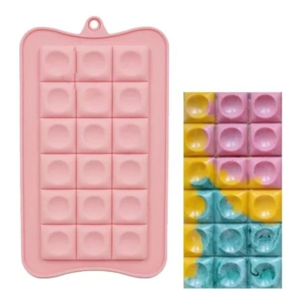 Forma silicon tableta ciocolata Dots
