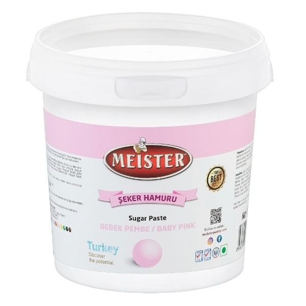 Pasta de zahar -ROZ DESCHIS- 1 kg - Meister