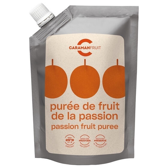 Piure pasteurizat Fructul pasiunii 84.3% – Caramanfruit – 1 kg