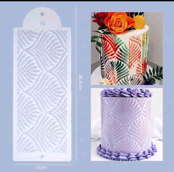 Sablon decorare tort Model 90067