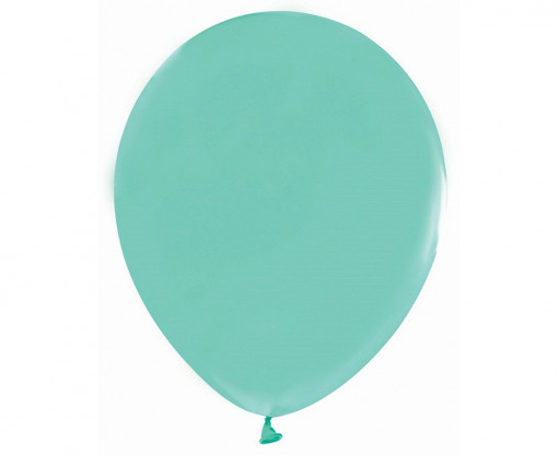 Set 100 baloane latex 25 cm - verde menta