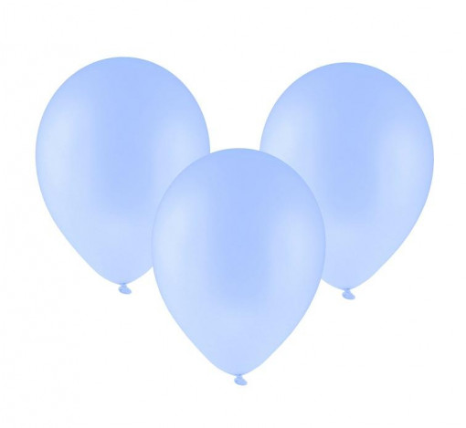 Set 100 baloane latex 30 cm - albastru