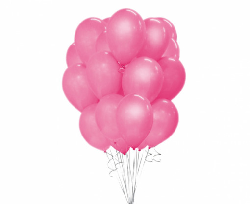 Set 50 baloane latex 30 cm - Roz Pastel
