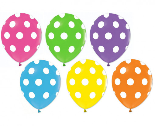 Set 50 baloane latex 33 cm - Buline multicolor