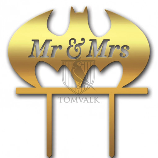 Topper tort Mr&Mrs Batman