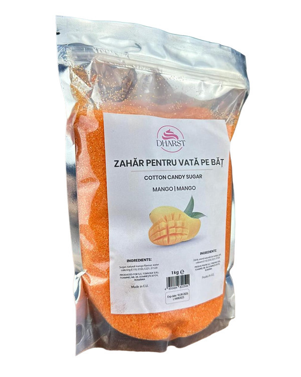 Zahar pentru vata pe bat - Mango - Dharst - 1 kg