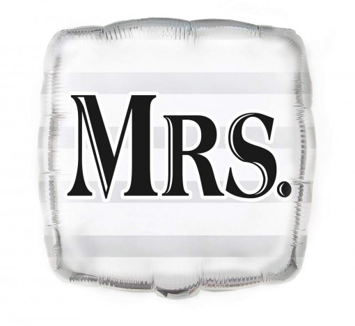 Balon folie 45 cm - Mrs.