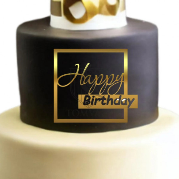 Cake Topper "Happy Birthday" Gpv