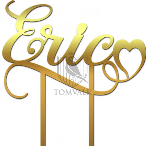 Cake Topper "Nume" Ib