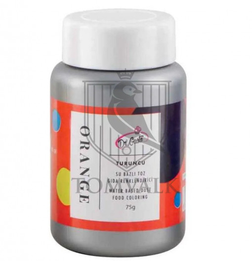 Colorant pudra hidrosolubil - Dr. Gusto - 75 g - PORTOCALIU